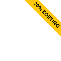 Banner - korting - Geel - 20% korting