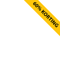 Banner - korting - Geel - 60% korting