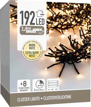 Clusterverlichting 192 LED - afbeelding 3