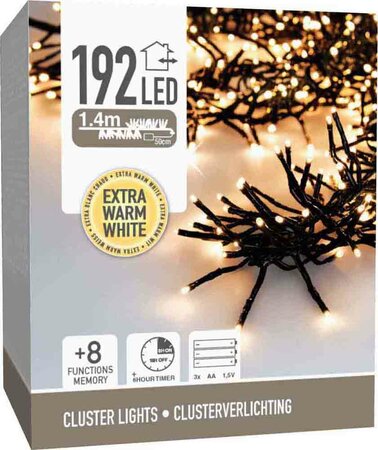 Clusterverlichting 192 LED - afbeelding 2