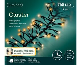 Cluster LEd768 Warmwit/Klassiek warm 7m - afbeelding 1