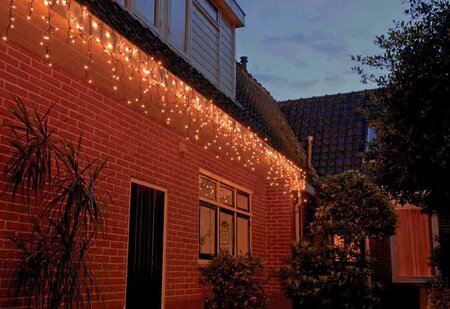 Connect de luxe icicle lights 100 LED classic 400x35cm 30 strengen - afbeelding 2