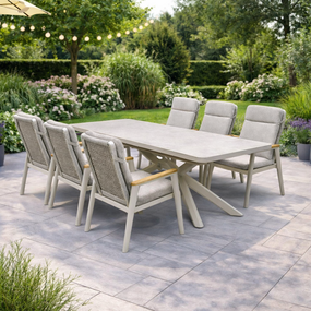 Diningset London Sky Cream