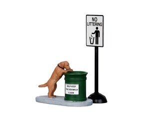 NO LITTERING, SET OF 2