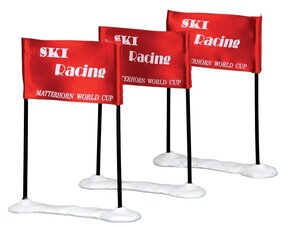 SKI RACING FLAG, SET OF 3