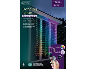 Licht gordijn pvc colour changing effects LED - afbeelding 1