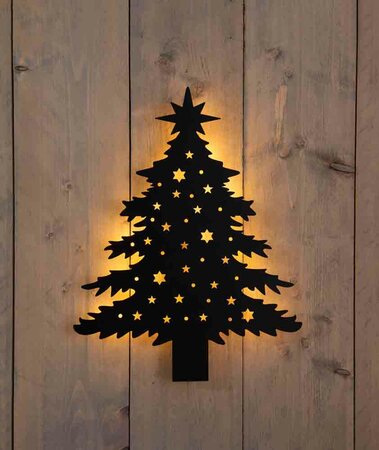 Muurhanger kerstboom LED - afbeelding 3