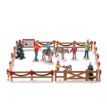 REINDEER PETTING ZOO, SET OF 17