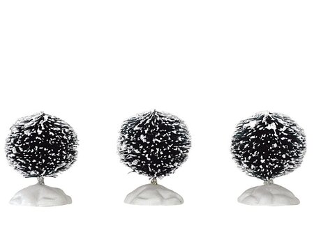 ROUND BRISTLE TREE, SET OF 3, MINI